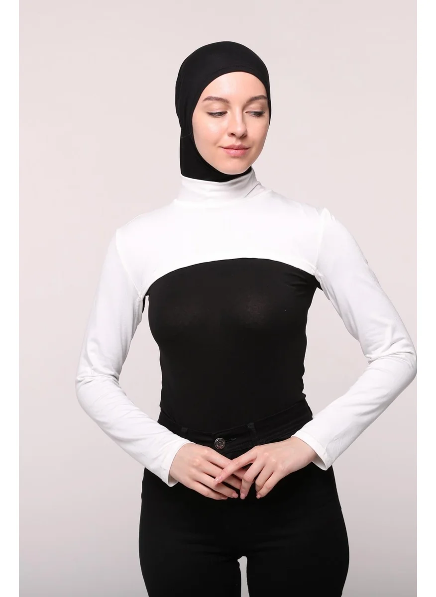 التوبة Turtleneck Neck Collar Sleeve