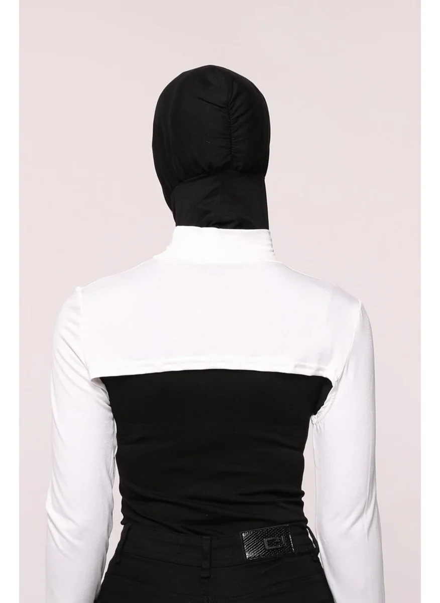 التوبة Turtleneck Neck Collar Sleeve