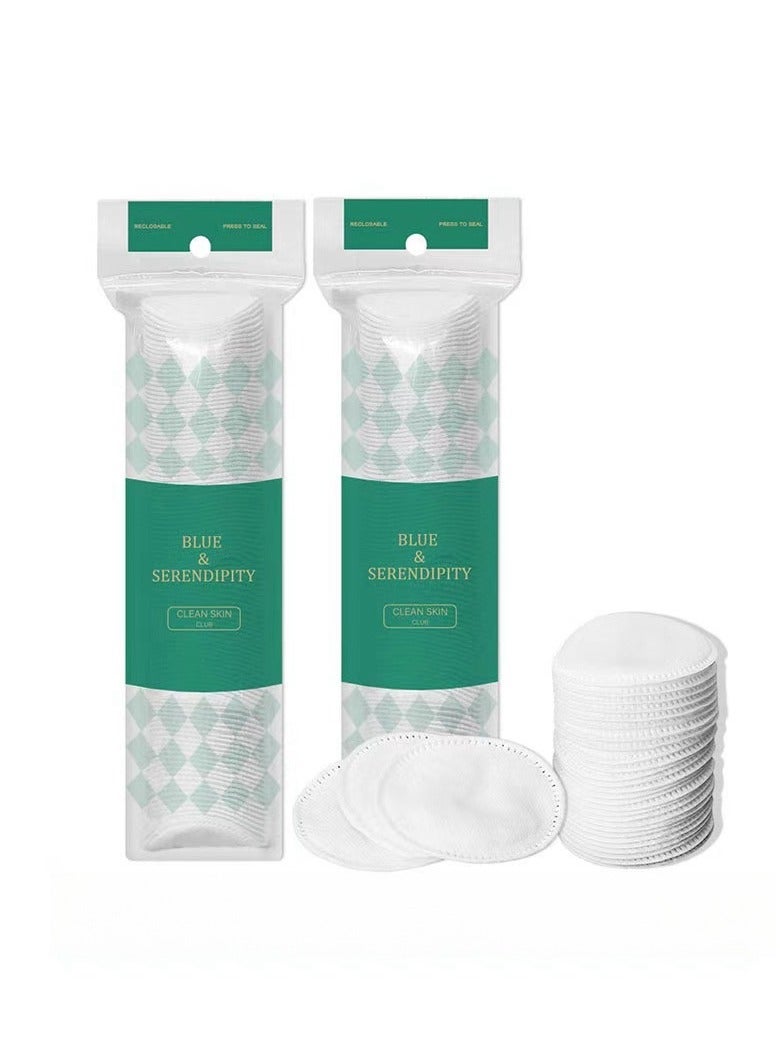 وسادة قطنية 2 عبوة 200 قرص لكل عبوة قطن مكياج نقي - Image 1