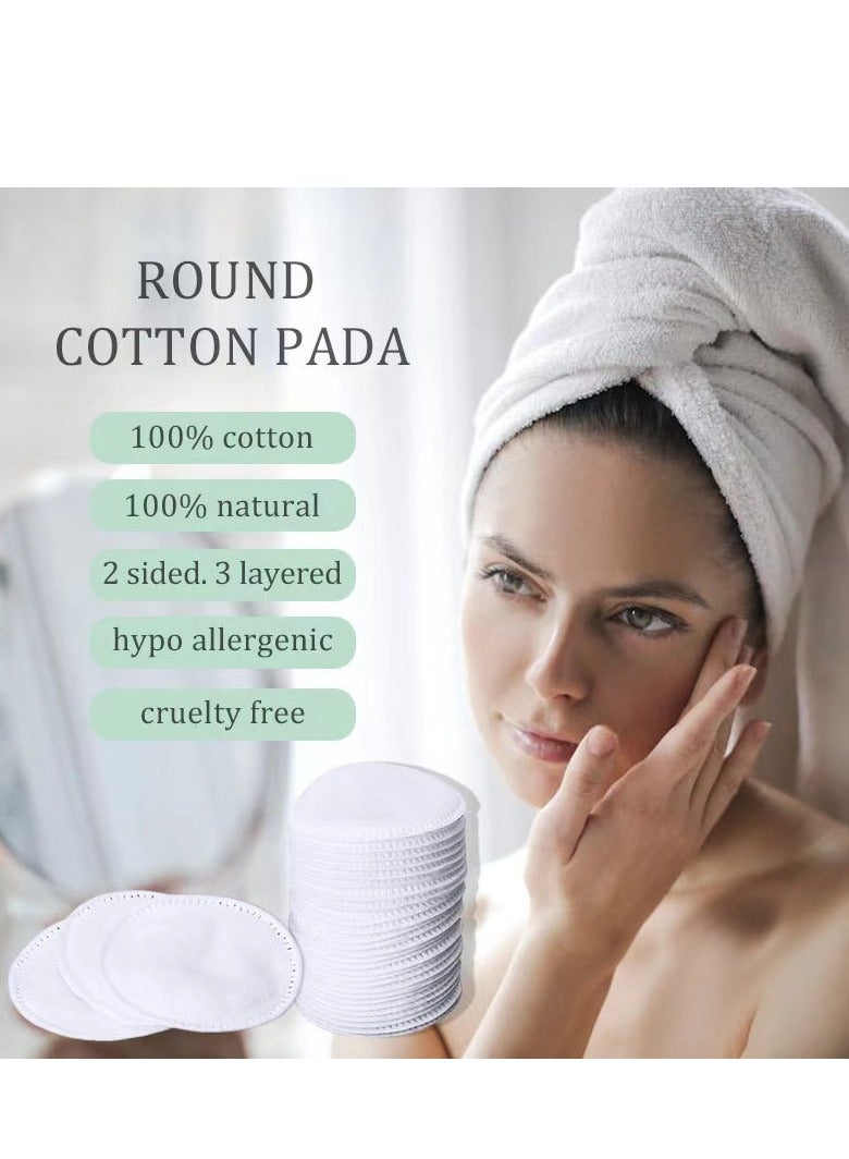 وسادة قطنية 2 عبوة 200 قرص لكل عبوة قطن مكياج نقي - Image 2
