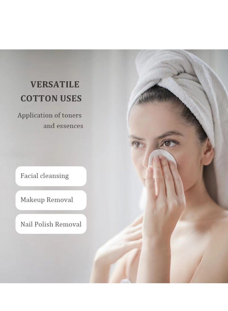 وسادة قطنية 2 عبوة 200 قرص لكل عبوة قطن مكياج نقي - Image 3