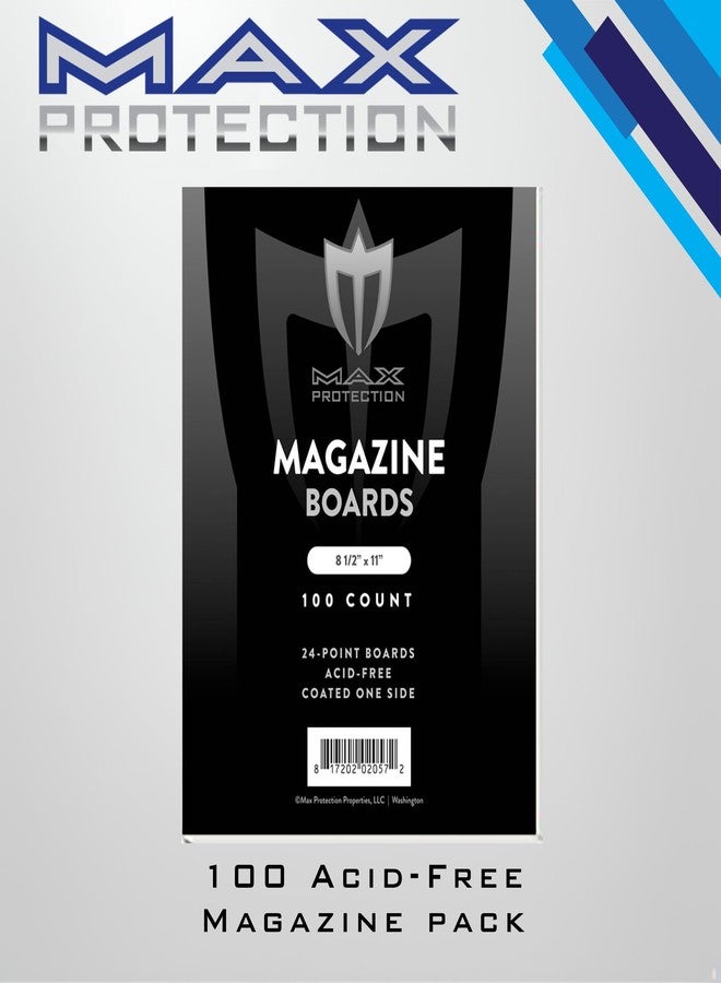 Max Protection 100 White Backing/Sketch Boards by Max Pro (8.5" x 11") 24 Point Thickness - 1 Side Kid Finish- Great for Sketches or Backing Art - Image 2