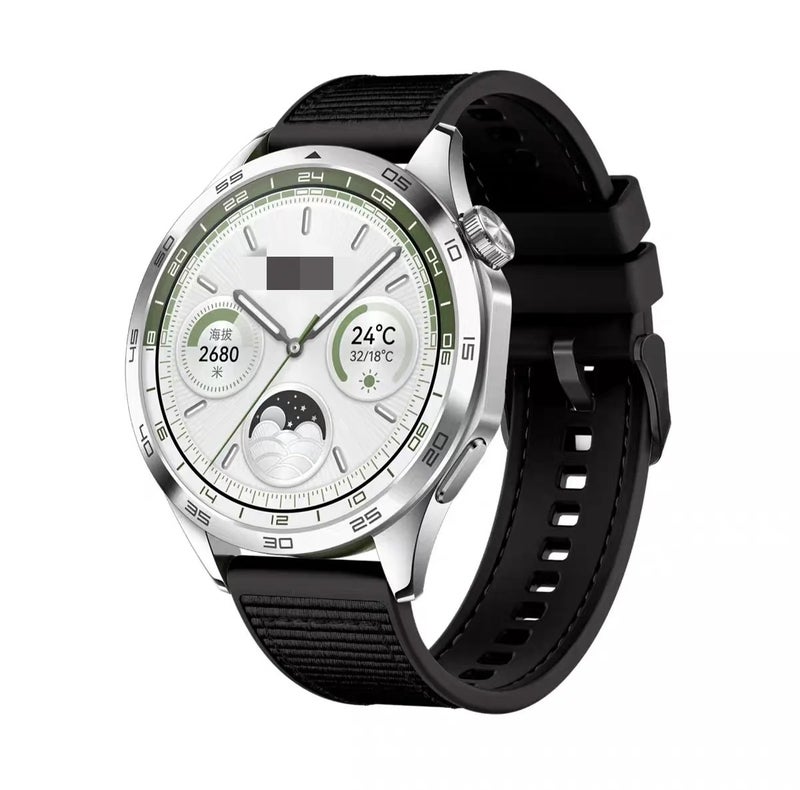 Bluejw Premium Sport Band for GT4 Pro Watch4 Pro 22mm Quick Release, Stainless Steel Buckle, Breathable Replacement Watch Strap - Image 1