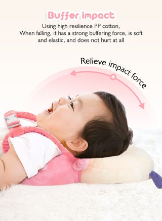 Baby Anti Falling Pillow Head Protector Cushion Backpack,Toddler Baby Walking Head Protection Safety Pads, Adjustable Infant Cushion Backpack for Baby Walkers, Age 5-26 Month - view 3