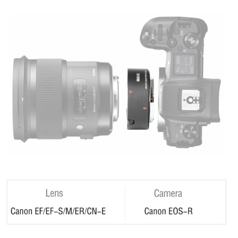 Meke Meike Meke Mk-eftr-a Ef-eos R Auto Focus Full Frame Lens Adapter Ring for Canon EF Lens to Canon RF Camera EOS R R6 RP R5 R3 R7 R10 - Image 3