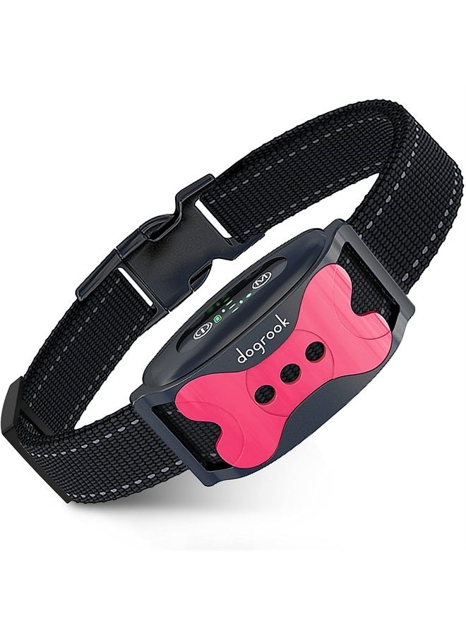 DogRook Dog Bark Collar - Rechargeable Smart Anti Barking Collar for Dogs - Waterproof No Shock Bark Collar for Small/Medium/Large Dogs - Anti Bark Collar for Dogs with 5 Sensitivity Levels - Image 1