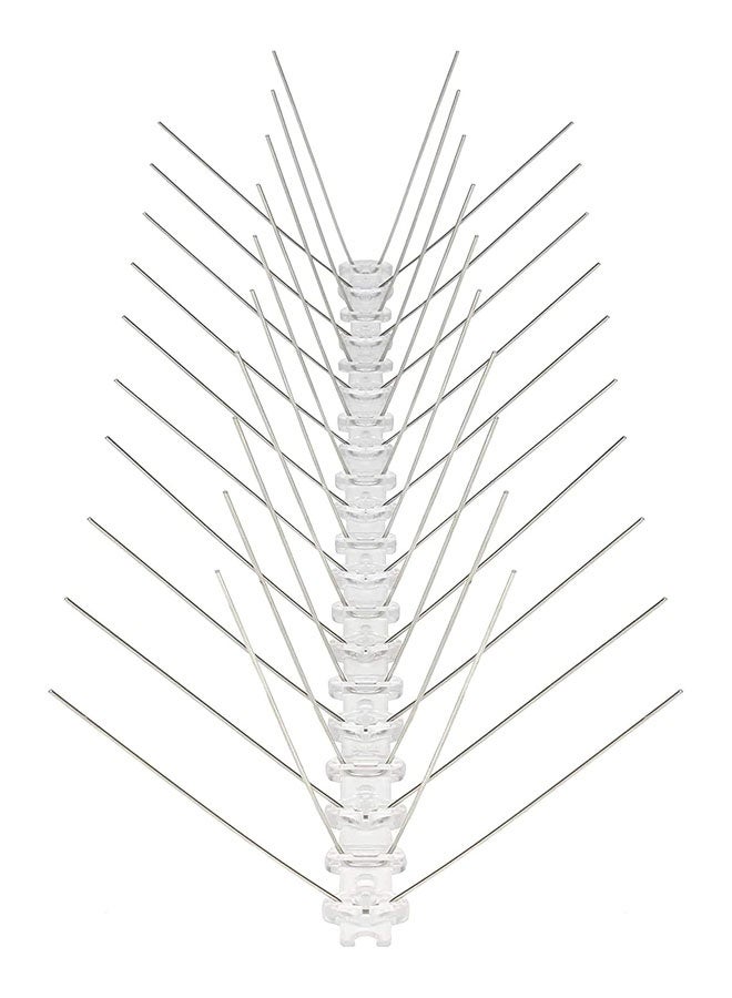 Bird Spikes Bird Repellent Devices Outdoor of Stainless Steel for Fence Windowsill Roof Bird Deterrent Spikes for Small Bird and Squirrels - Image 2
