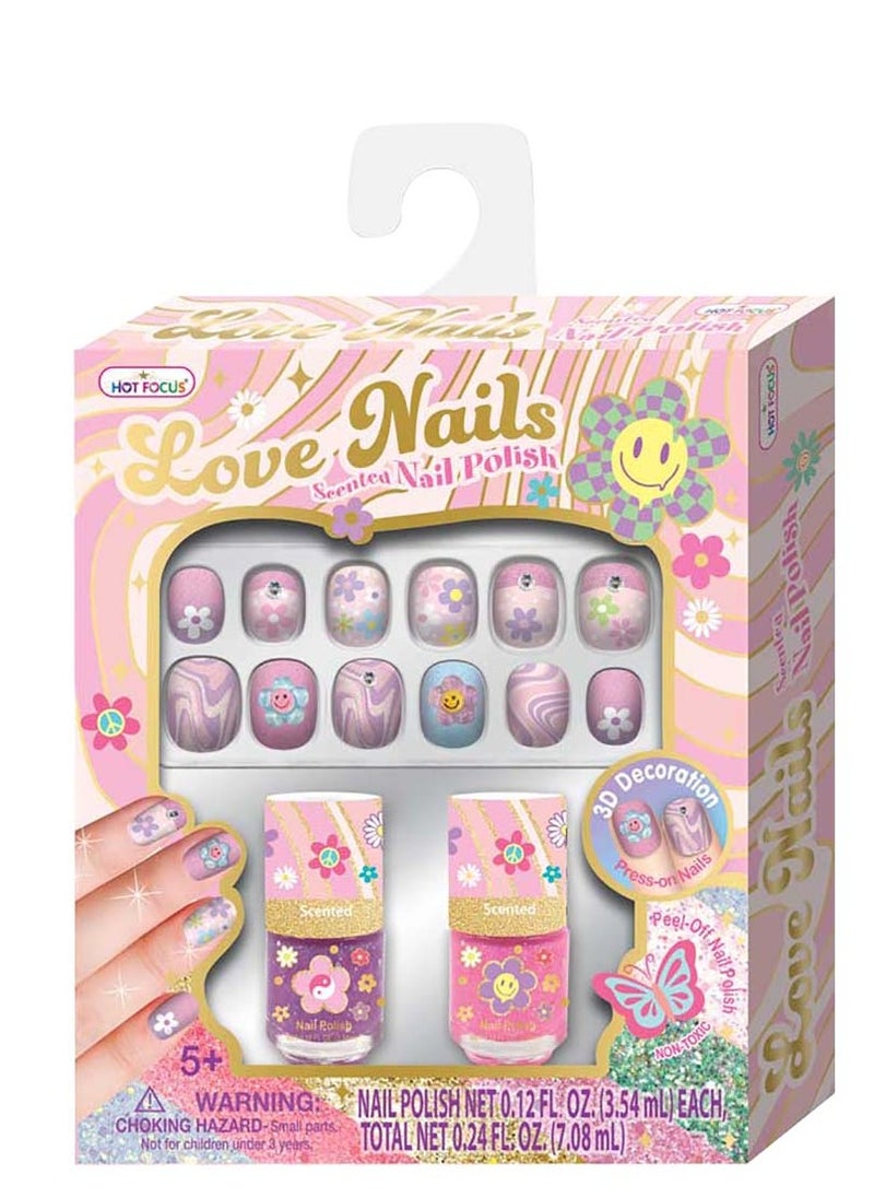 Hot Focus Hot Focus Nail Delight Tie Dye Butterfly Set  - Image 1
