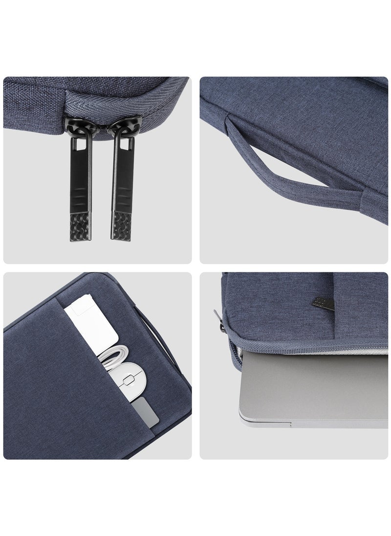 HAWEEL 15.6-17-Inch Sleeve Case Zipper Laptop Handbag(Blue)  - Image 3