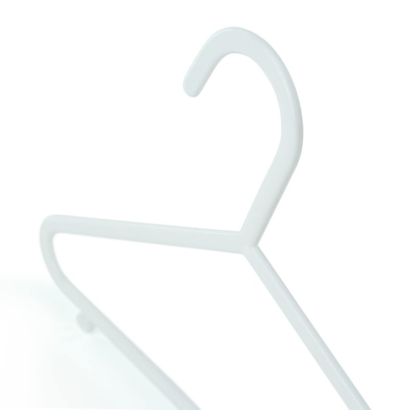 Hangerworld 18 Pack 11.8Inch White Plastic Kids Hanger - Sized For Baby  Toddler And Children - Image 4