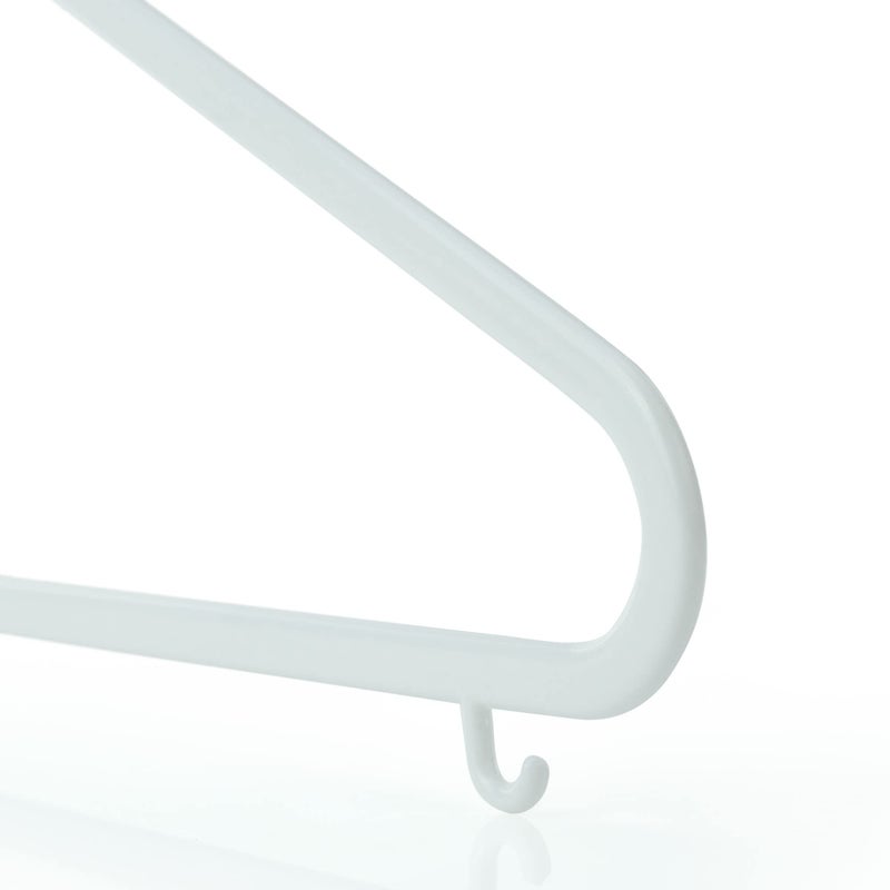 Hangerworld 18 Pack 11.8Inch White Plastic Kids Hanger - Sized For Baby  Toddler And Children - Image 5