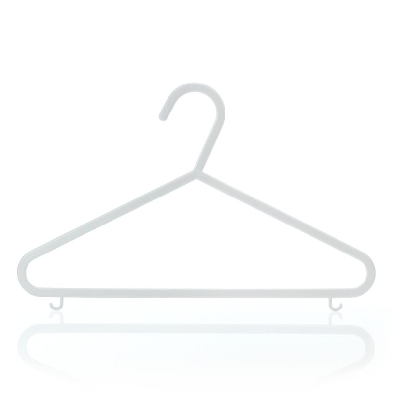 Hangerworld 18 Pack 11.8Inch White Plastic Kids Hanger - Sized For Baby  Toddler And Children - Image 3