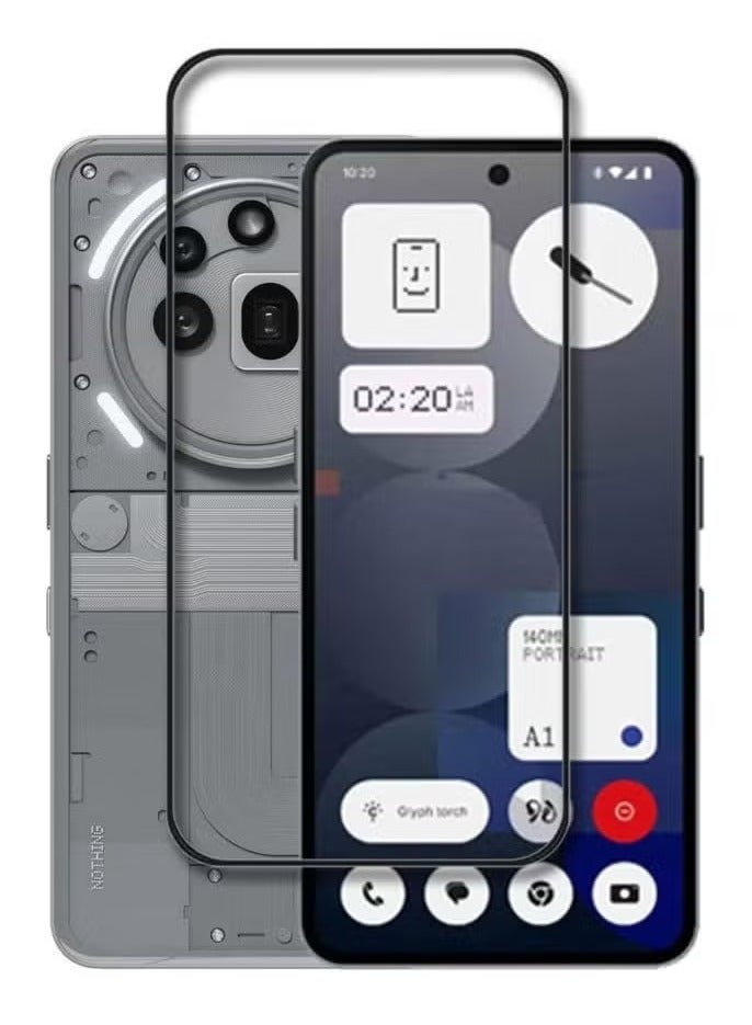 ELTRAZONE Nothing Phone 3a Pro Screen Protector – Full Glue 9H Hardness Tempered Glass with 3D Curved Edge | Bubble-Free Installation | Anti-Scratch & Anti-Fingerprint Coating | 5D Black Glass for Maximum Screen Protection & Crystal Clear Display - Image 3