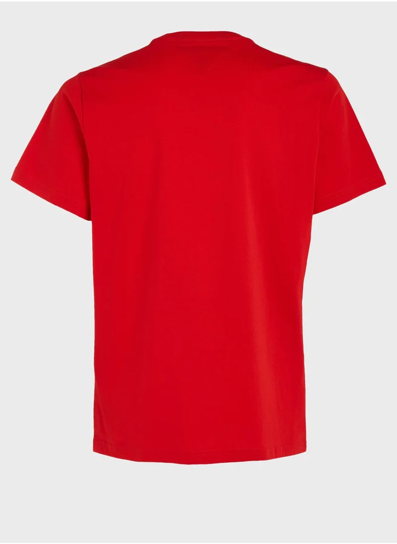TOMMY JEANS Monogram Crew Neck T-Shirt