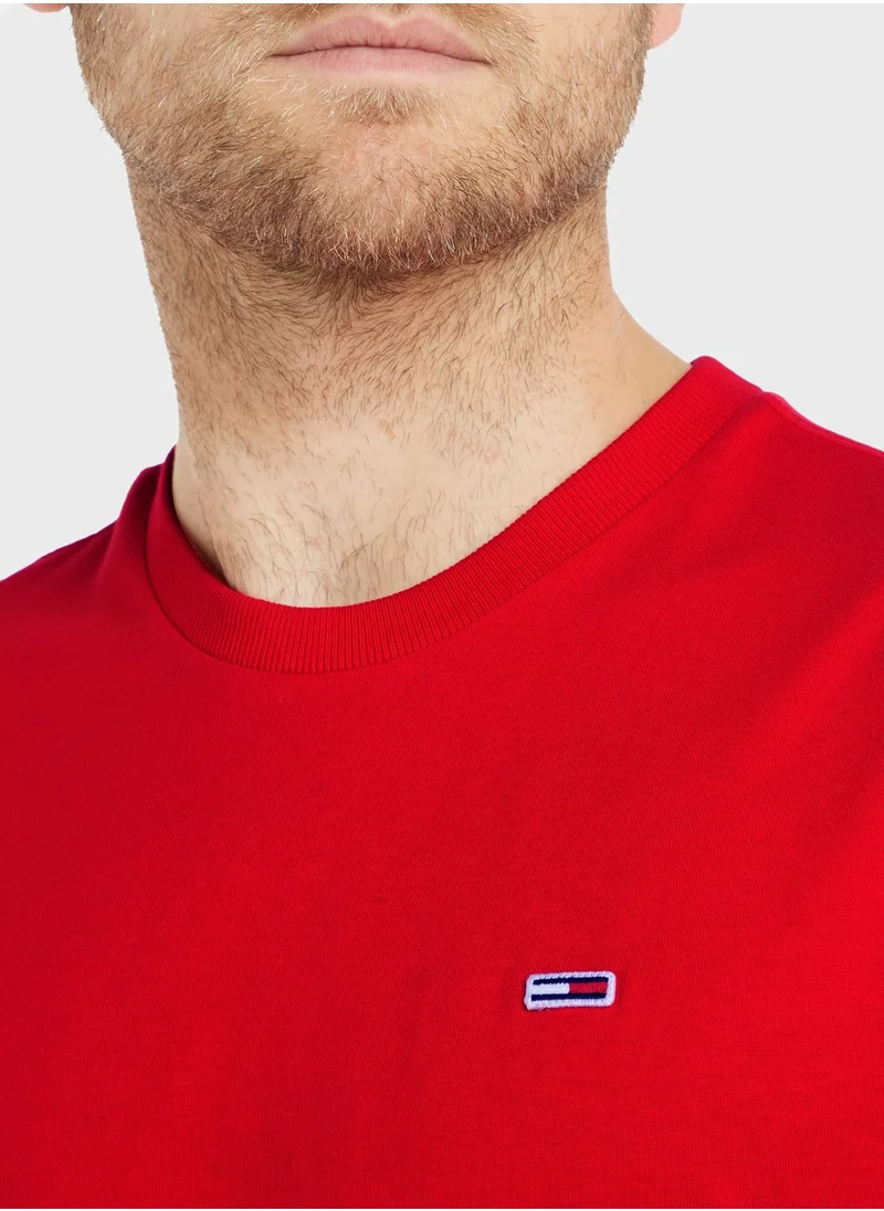 TOMMY JEANS Monogram Crew Neck T-Shirt