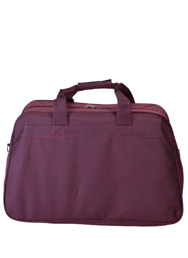 SENATOR Travel Duffle Bag for Unisex Lightweight Nylon Bag Multi Pocket Water & Scratch Resistant Adjustable Shoulder Strap Weekend Bag Convenient Carry On Luggage for Camping Training 34L Maroon EA220  - Image 4