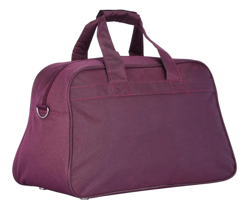 Senator 20 Travel Duffle Bag for Unisex Lightweight Nylon Bag Multi Pocket Water & Scratch Resistant Adjustable Shoulder Strap Weekend Bag Convenient Carry On Luggage for Camping Training 34L Maroon EA220  | Best Price UAE