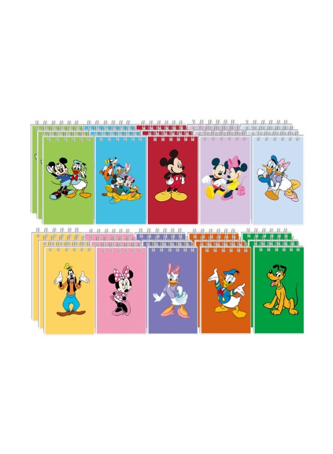 MAGNISHAN Mickey Mouse Donald Duck Theme Kids Notebooks 10pcs Set 10x6cm 24 Pages - Image 3