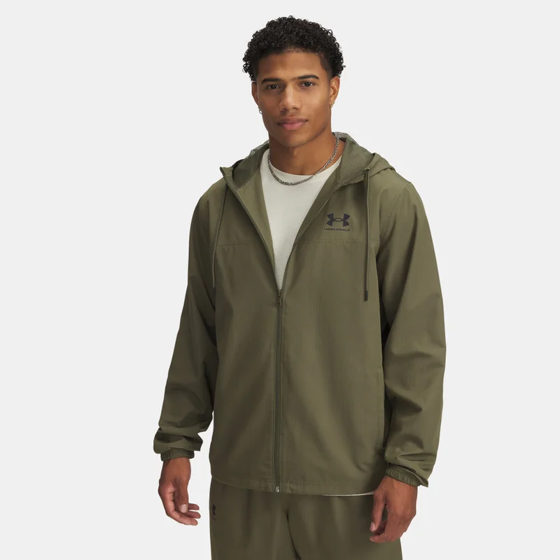 اندر ارمر Men's Rival Woven Windbreaker Hoodie