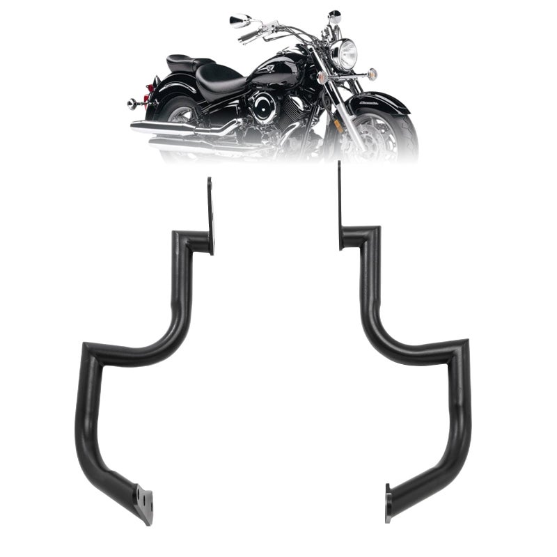 Kinglemc Engine Guard Highway Freeway Crash Bar for Yamaha Vstar Xvs 1100 Classic Custom Silverado Matte Black