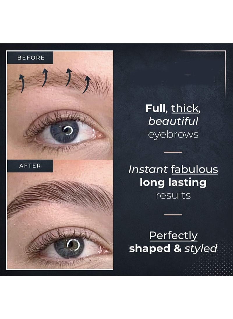 FLORA RUBY - 2 in 1 Lash Lift Kit and Brow Lamination Kit  Instant Perming, Lifting and Curling for Eyelashes and Eyebrows Professional Salon Results Lasting 6-8 Weeks - Image 1