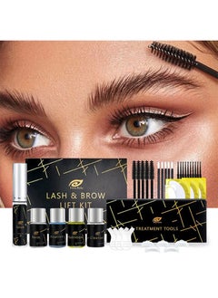 FLORA RUBY 2 in 1 Lash Lift Kit and Brow Lamination Kit  Instant Perming, Lifting and Curling for Eyelashes and Eyebrows Professional Salon Results Lasting 6-8 Weeks  - Image 1