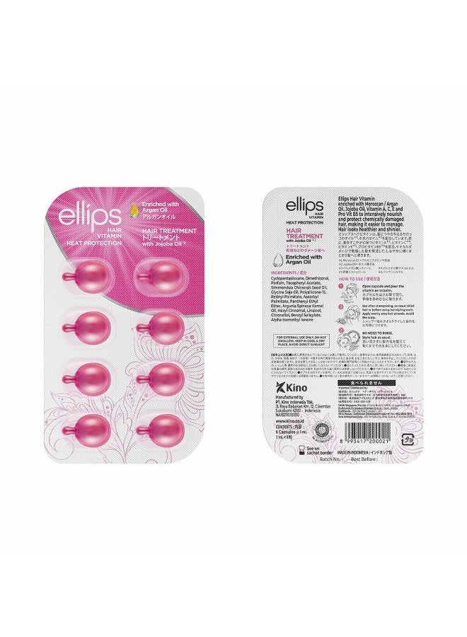 Ellips Hair Treatment, Hair Vitamin Heat Protection - 8 Pieces - Image 4