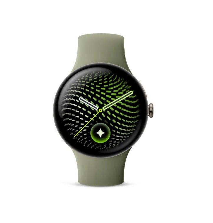 Google Pixel Watch 5 Smartwatch 41mm – Actua 360 Domed Display, Snapdragon W5 Gen 2, Advanced Health Sensors, Bluetooth 6.0, Wi-Fi & LTE, Satin Pyrite Aluminum Case with Olive Active Band Olive - Image 4