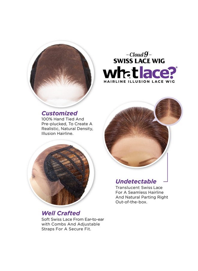 Sensationnel Sensationnel What Lace 13x6 Wigs - GLENNA synthetic wig Cloud 9 with preplucked hairline HD lace - Whatlace GLENNA (2 DARKBROWN)  - Image 5