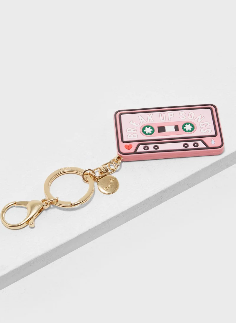 ban.do Break Up Songs Keychain