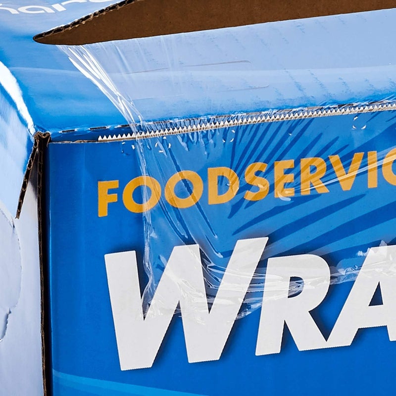 Karat 12-Inch x 2000 ft WRAP N’ GO Foodservice Film with Serrated Cutter - Image 3