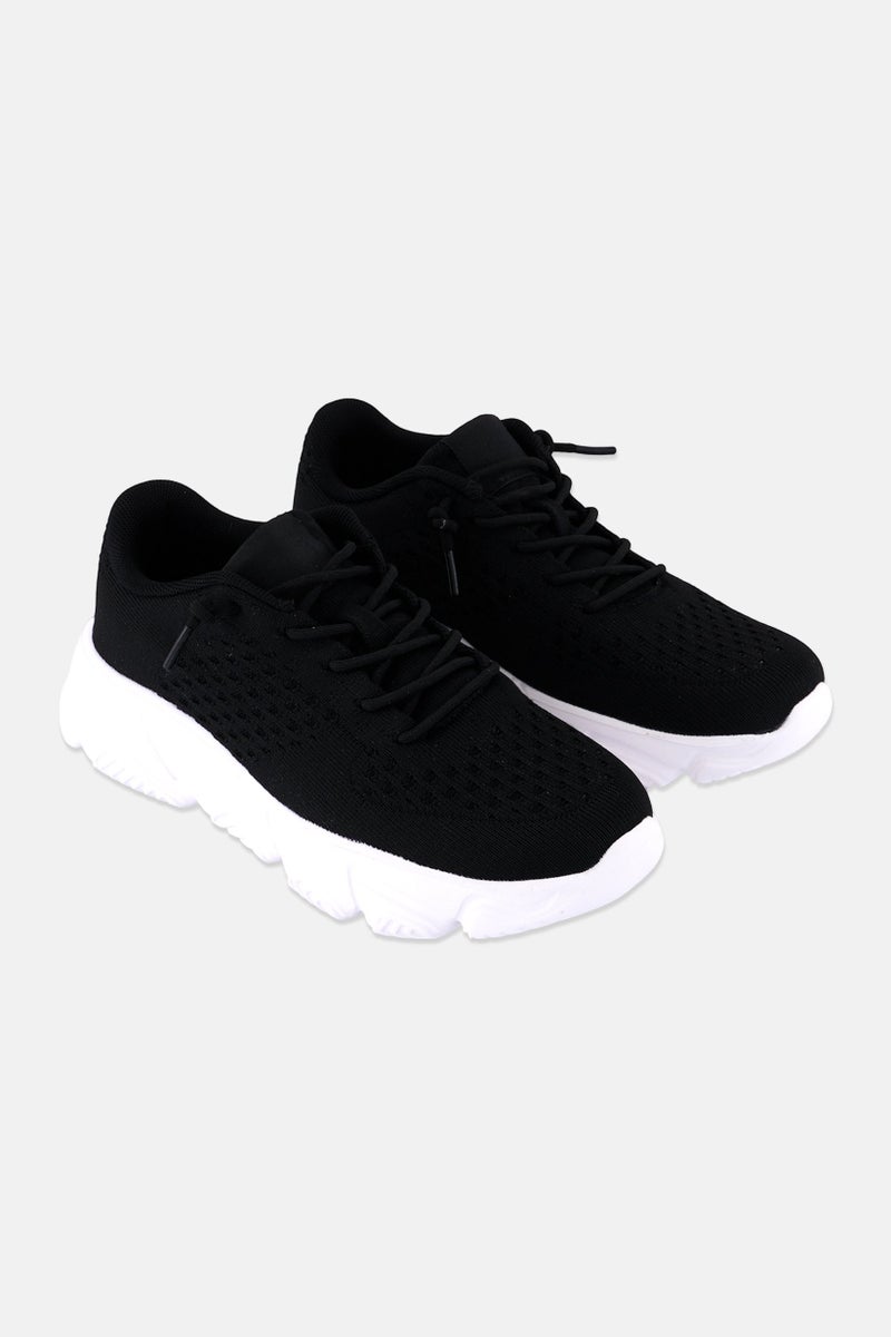 RBX Women Lace Up Outdoor Shoes, Black - Image 1