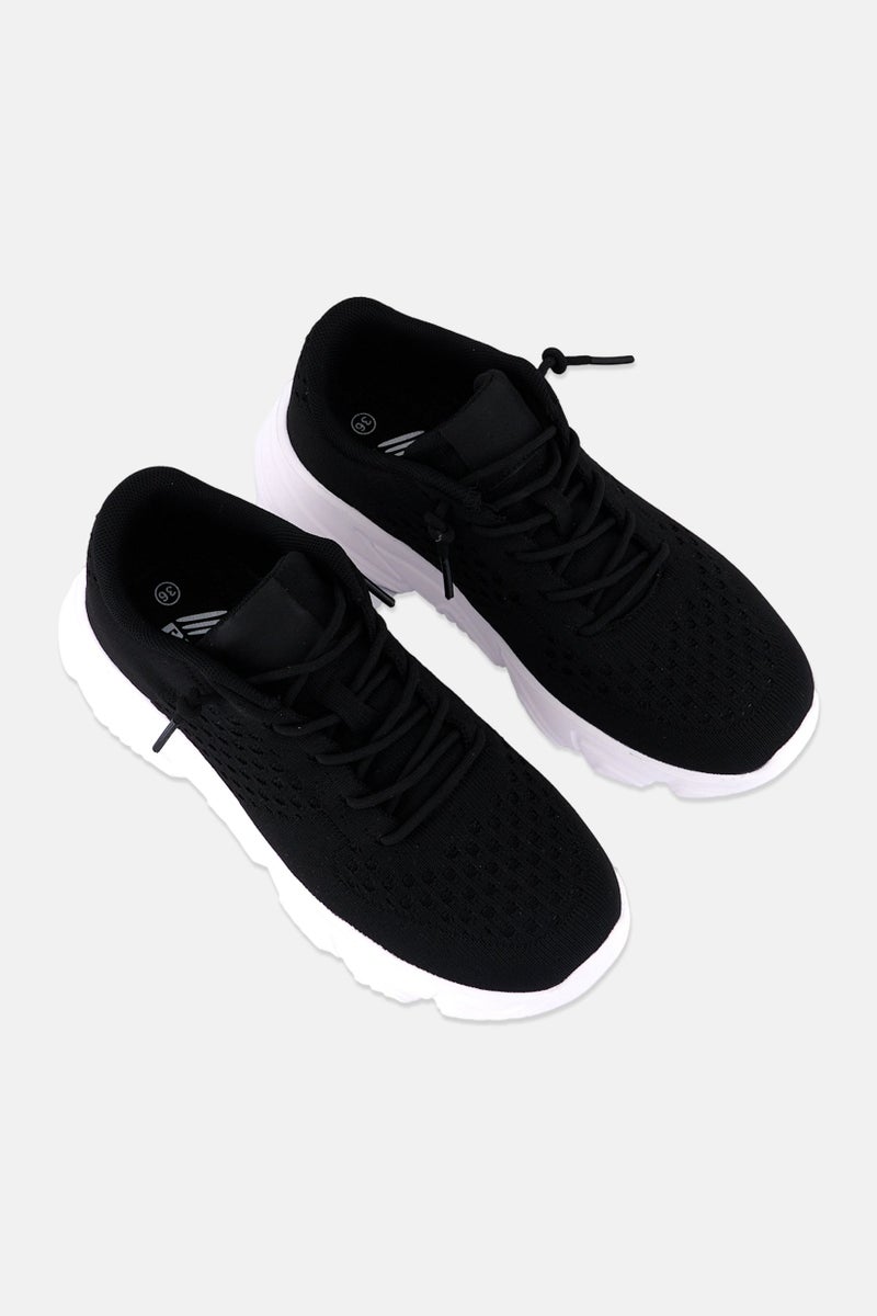 RBX Women Lace Up Outdoor Shoes, Black - Image 4
