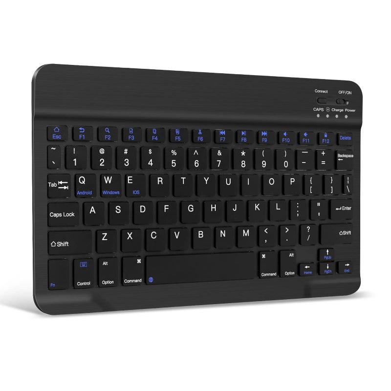 XIWMIX Ultra-Slim Wireless Bluetooth Keyboard - Universal Rechargeable Portable, Compatible with iPadï¼ˆAll Models 11th/10th, iPad Pro, iPad Air, iPad mini, Galaxy Tablet, iOS, Android, Windows Devices - Image 1