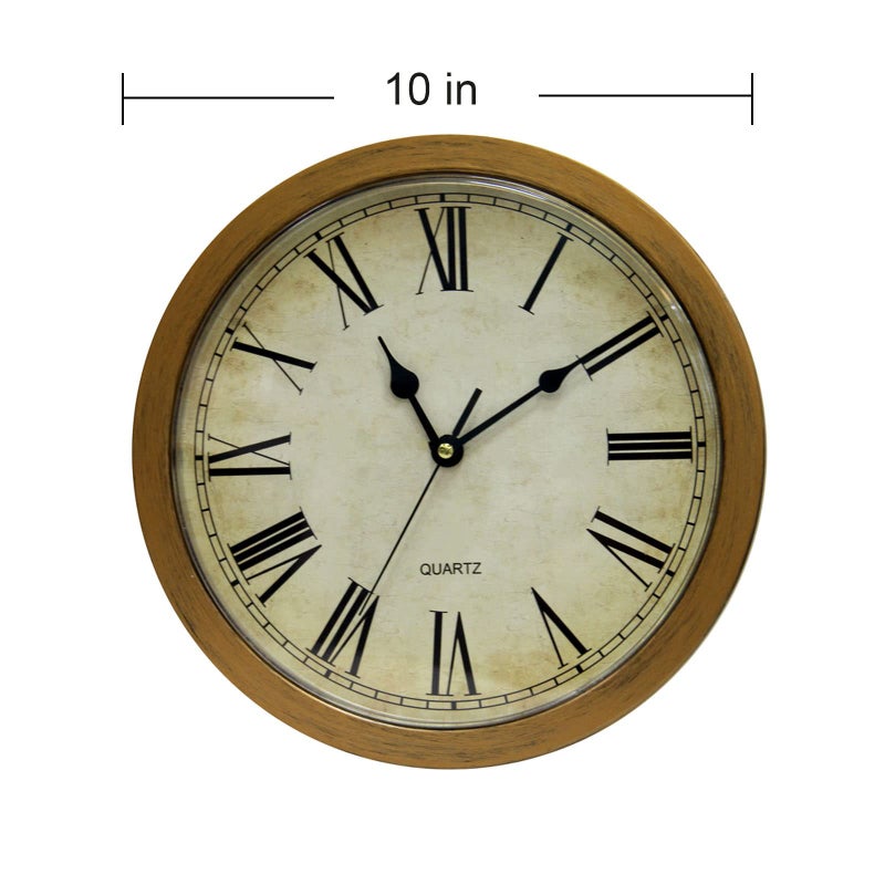 Benkaim Secret Compartment, Benkaim Upgraded Silent Thickened 10 Inch Plastic Wall Clock Diversion Safe Clock with Hidden Compartment, Clock for Valuables - Image 2