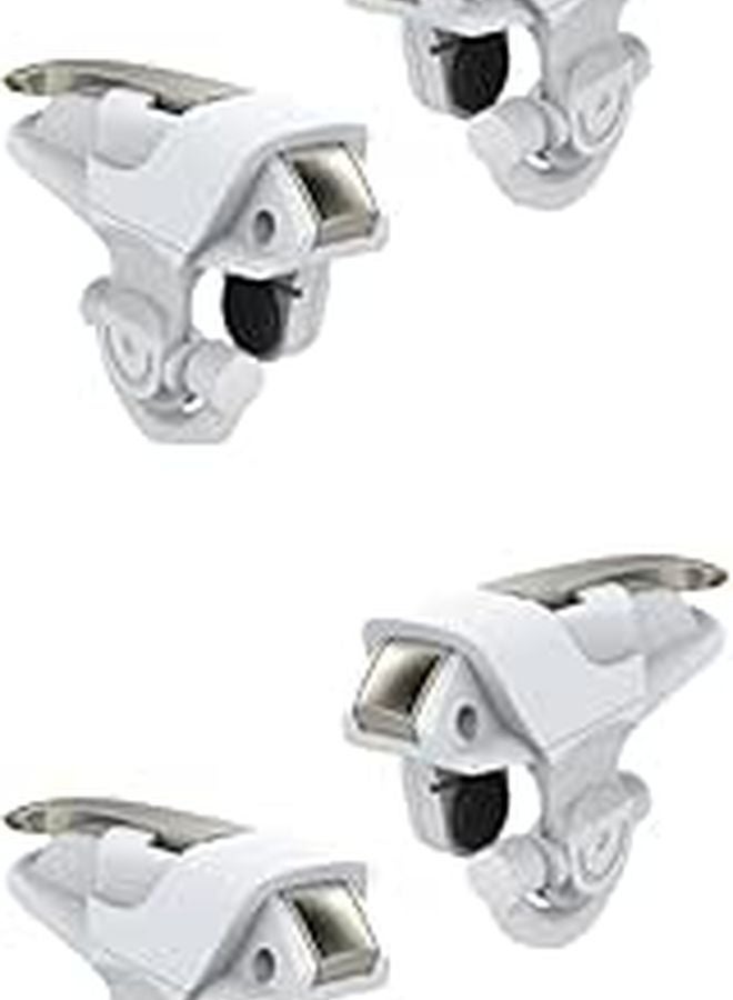 2 Pairs Mobile Game Controller Trigger Accessories Compatible with Smartphones Enhanced Gaming Construction - Image 1