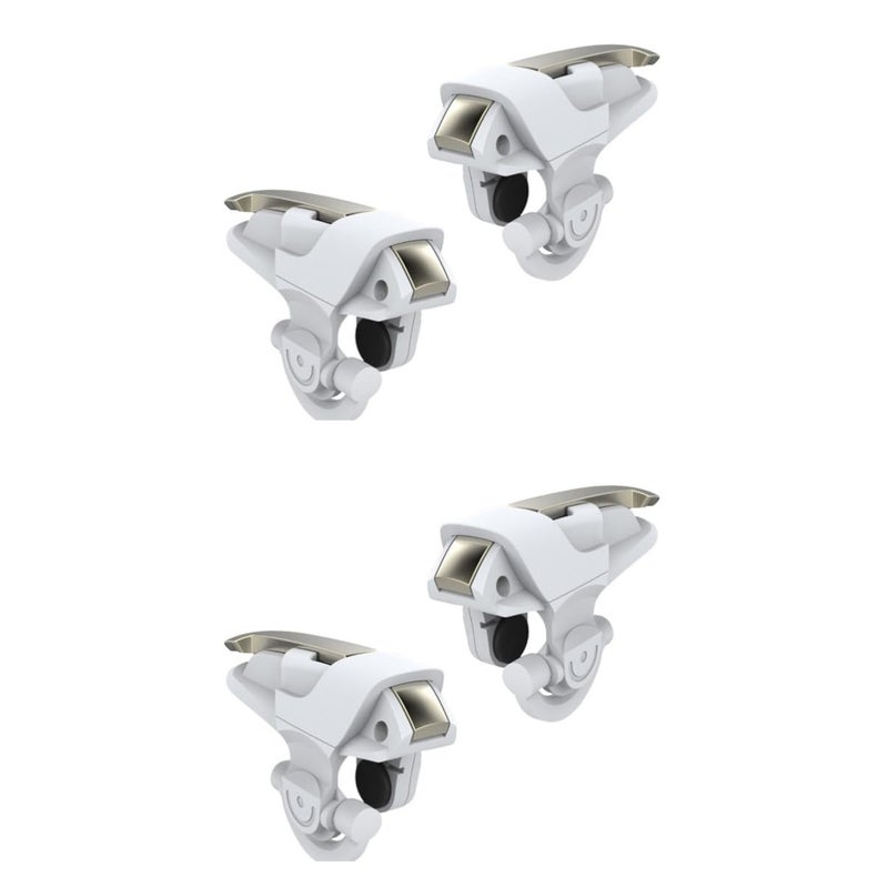 2 Pairs Mobile Game Controller Trigger Accessories Compatible with Smartphones Enhanced Gaming Construction - Image 2