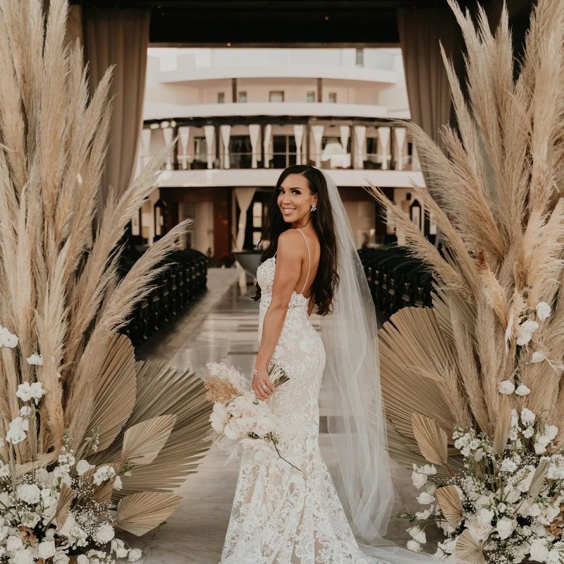 Bluejw Large Fluffy Pampas Grass Decor - Natural Dried Pampas Feather Boho Table Decorations Wedding Centerpiece, Dried Plants - Image 3