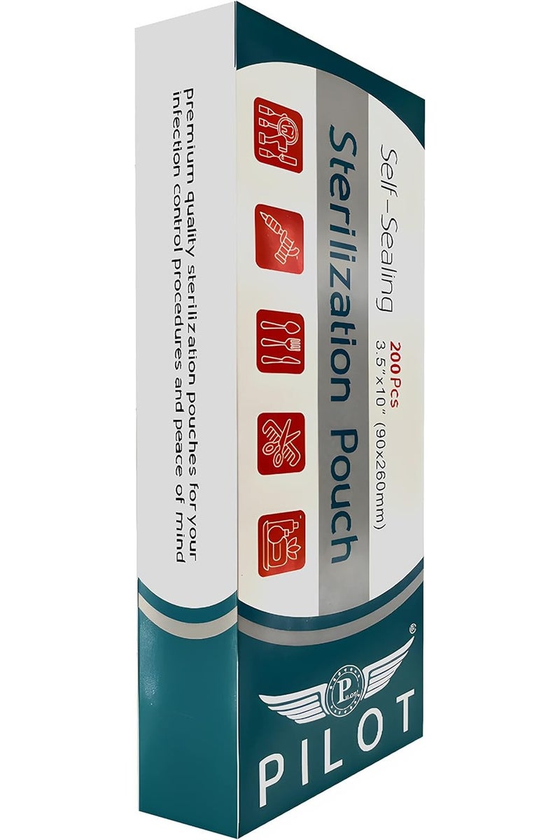 Pilot Sterilization Pouch 200pcs 3.5"x10" ( 90x260mm ) - Image 3