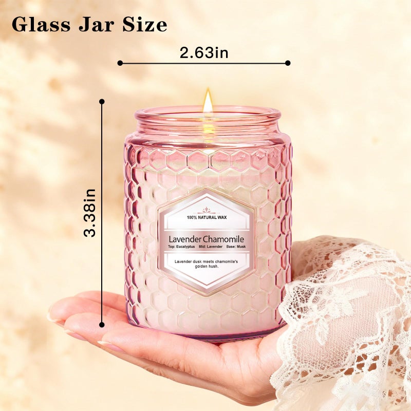 JXDLSQ 6 Pack Soy Wax Candles Sets, Scented Candles Gifts Sets for Women Birthday Christmas, 5.5 Oz Each Natural Aromatherapy Candles for Home, Spa, Relaxation & Home Decoration - Image 4