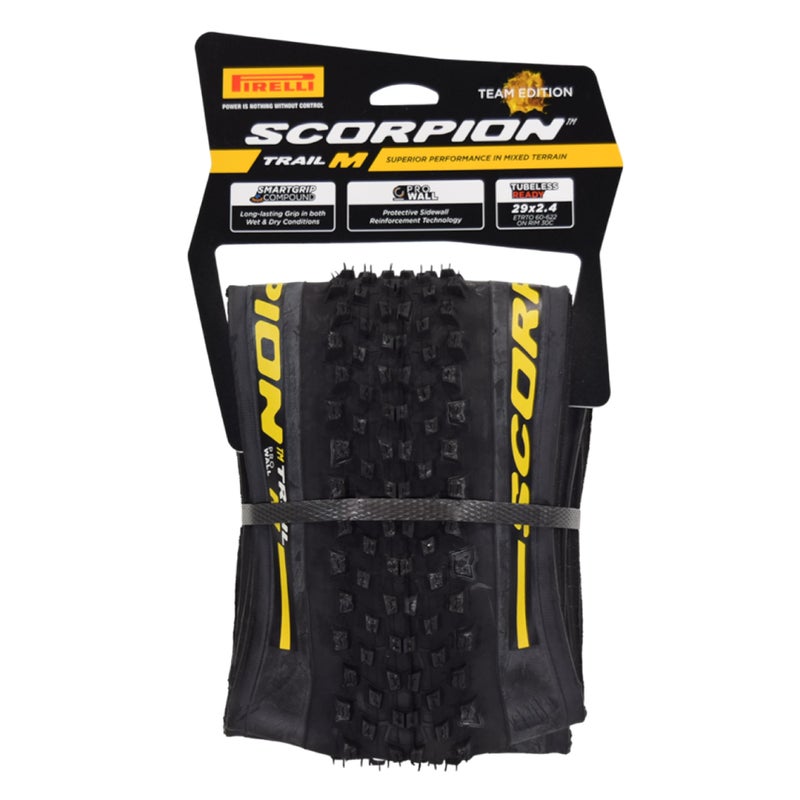 PIRELLI PIRELLI MY2021 Scorpion™ Trail M Team Edition MTB - Trail 29 x 2.4 Yellow label - Image 1