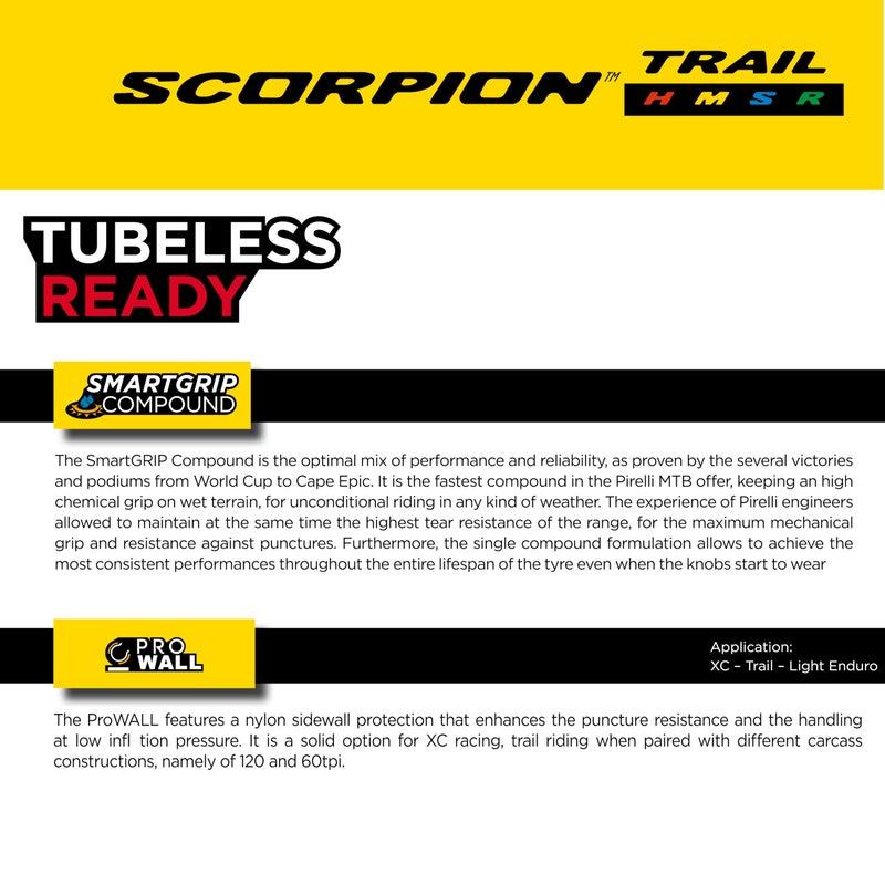 PIRELLI PIRELLI MY2021 Scorpion™ Trail M Team Edition MTB - Trail 29 x 2.4 Yellow label - Image 2