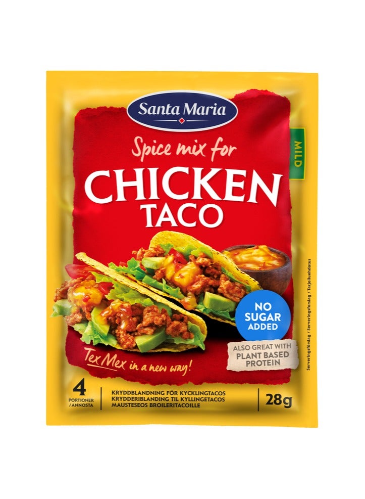 Santa Maria Chicken Taco Spice Mix Mild 28g