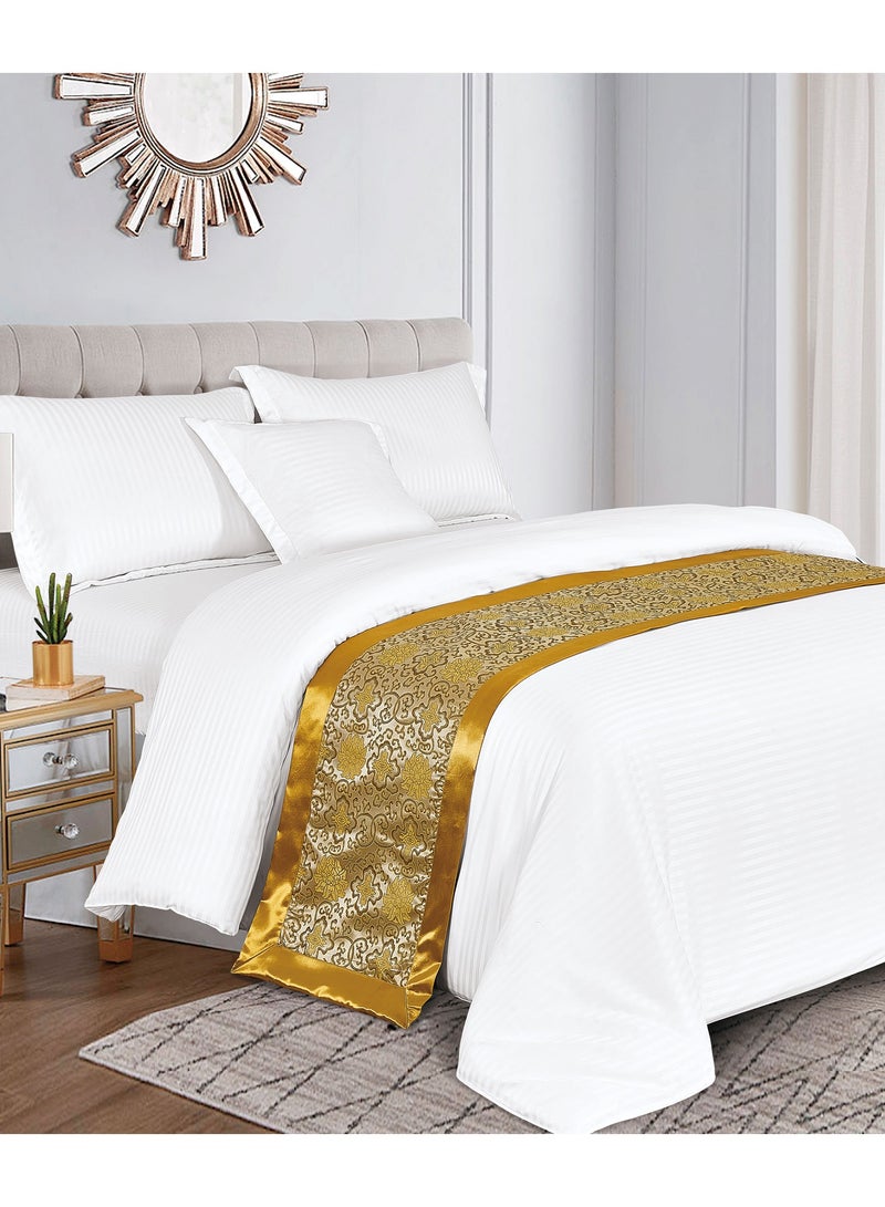 Sleep night Hotel Bed Scarf Queen Bed Runner Bed Foot Large Scarf Decorative Bedding Bed end Decoration for The Hotel Bedroom Hotel Resort 50 X180cm for 1.2m Bed 
