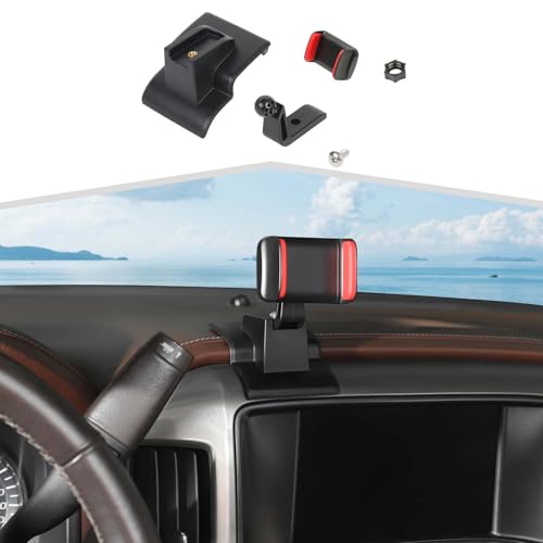 amayum Dashboard Cellphone Mount Mobile Phone Holder Phone Holder for Car Dashboard Interior Accessories Fit for Chevrolet SilveradoGMCSierra 20142018 - Image 1