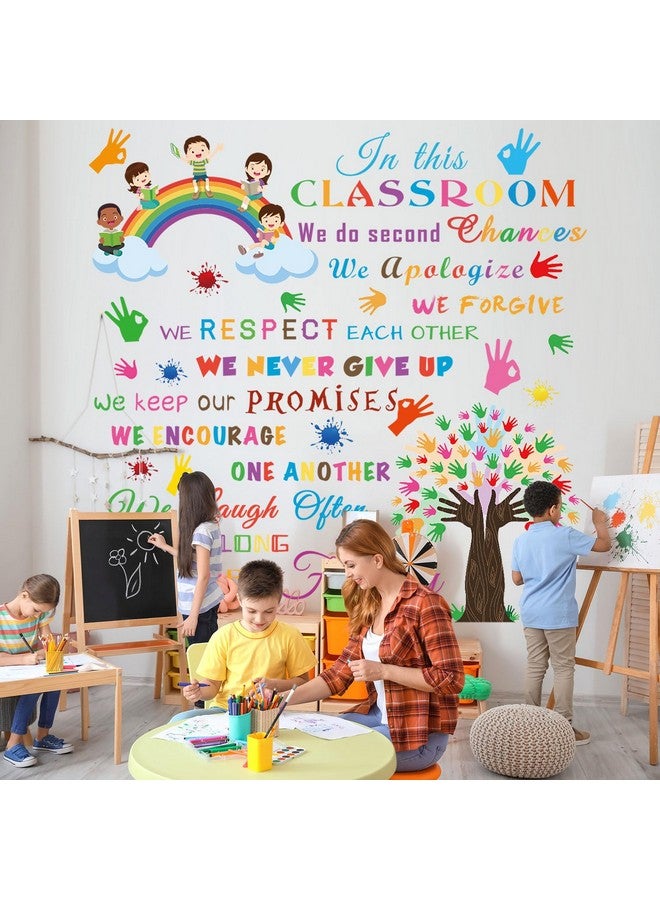 Datesno Inspirational Classroom Wall Decal in This Classroom Wall Art Sticker Peel and Stick Wall Decor Motivational Wall Sticker Positive Saying Decor for Nursery Kids Room Preschool Door Playroom Decor. - Image 3