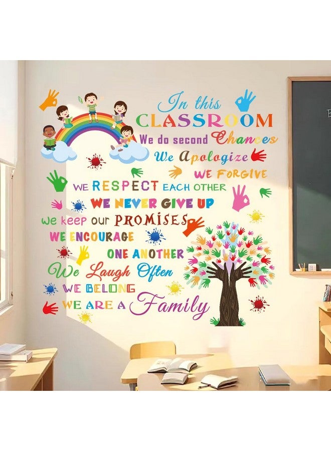 Datesno Inspirational Classroom Wall Decal in This Classroom Wall Art Sticker Peel and Stick Wall Decor Motivational Wall Sticker Positive Saying Decor for Nursery Kids Room Preschool Door Playroom Decor. - Image 4