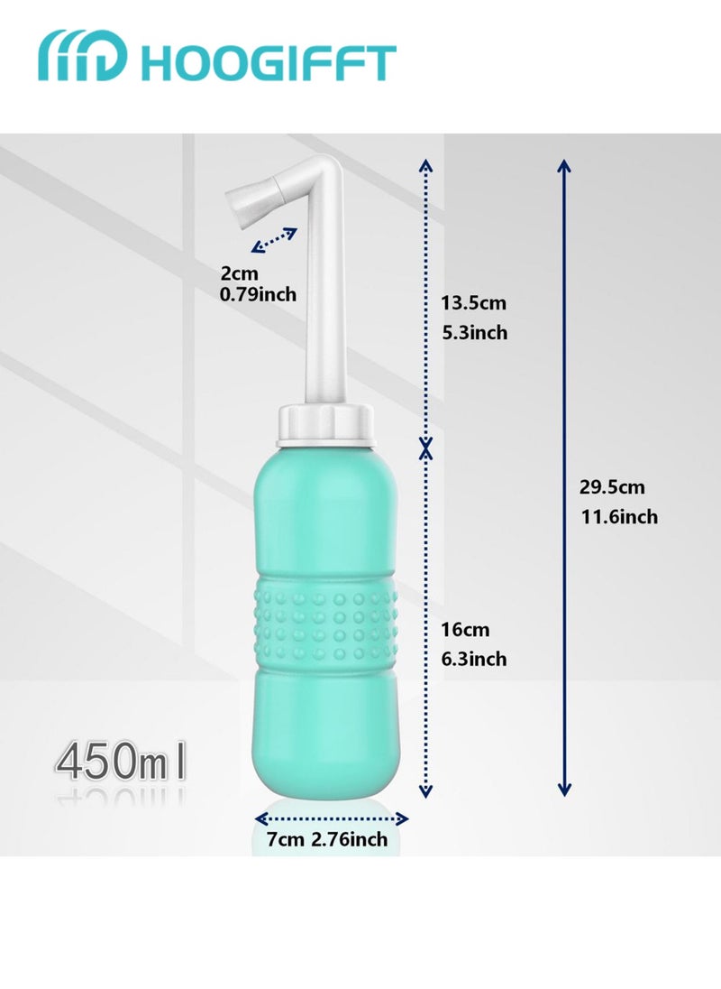 Premium Portable Shattaf Bidet, Portable Bidet, 450ml Portable Bidet with Retractable Nozzle, Postpartum Care, Travel shattaf, peri bottle