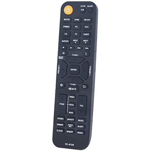 Allimity RC-970R RC970R Replacement Remote Control fit for Onkyo AV Receiver 24140970 TX-SR393 TX-SR494 HT-R398 HT-S3910 TXSR393 TXSR494 HTR398 HTS3910 - Image 3
