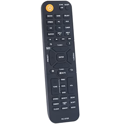Allimity RC-970R RC970R Replacement Remote Control fit for Onkyo AV Receiver 24140970 TX-SR393 TX-SR494 HT-R398 HT-S3910 TXSR393 TXSR494 HTR398 HTS3910 - Image 2